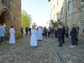 Lumen Christi - Auferstehungsmesse in St. Crescentius (© Karl-Franz Thiede)